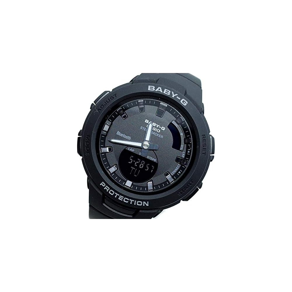 Casio Baby-G G-Squad BSA-B100-1A Digital Watch Black Resin Strap Water Resistant