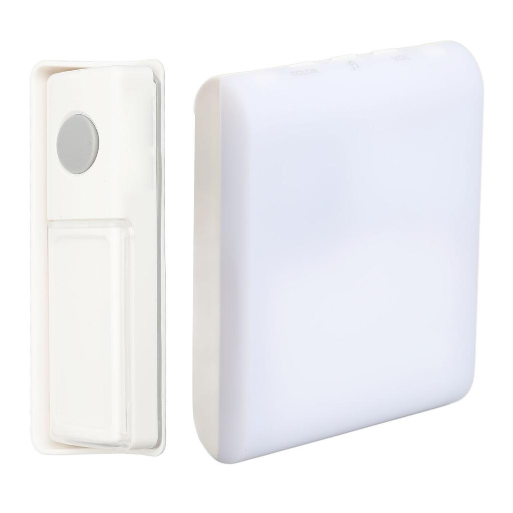 Wireless Doorbells 7 Colors Flashing Light Door Bell LED High Definition Sound Home Doorbells for Baby Elder People