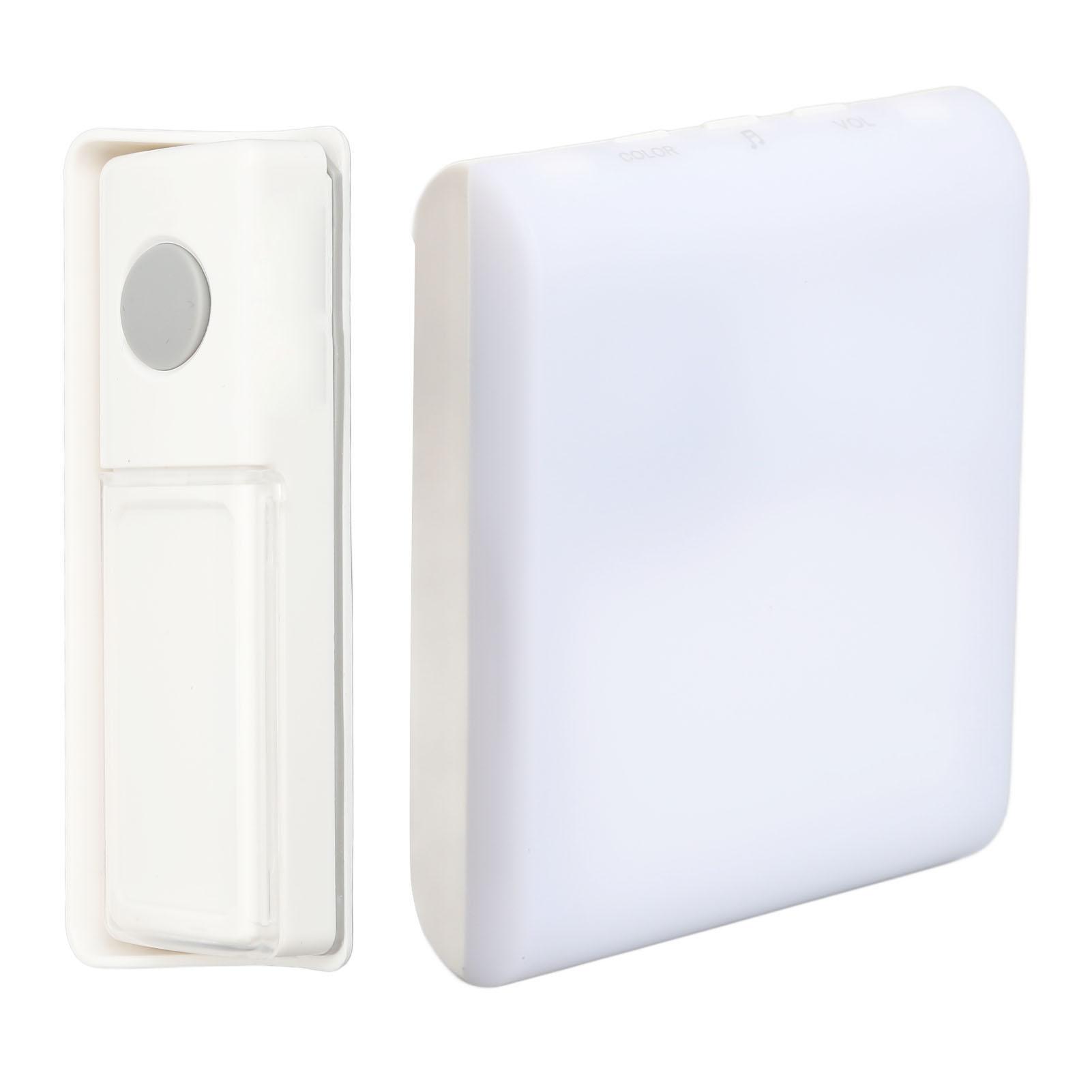 

Wireless Doorbells 7 Colors Flashing Light Door Bell LED High Definition Sound Home Doorbells for Baby Elder People