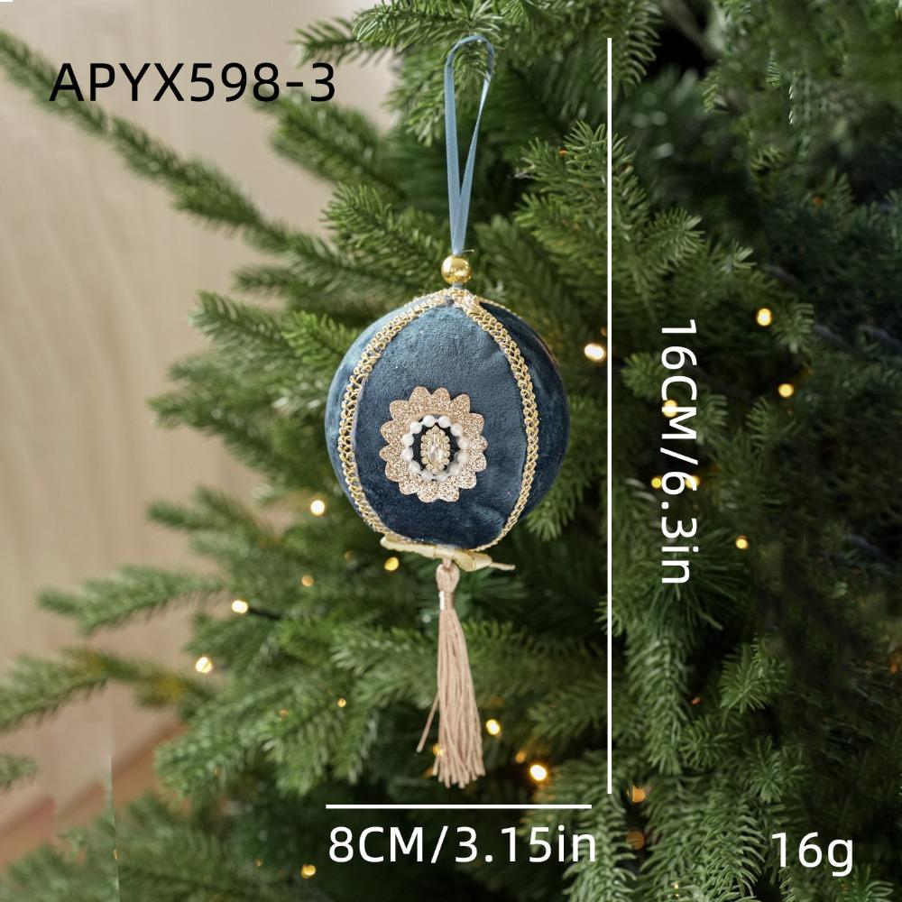 Ornamental Craft Christmas Tree Ornaments Balloon Pendant Decorations  New Year Celebration