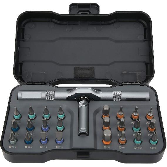 Ratchet Screwdriver Set Nut and Screwdriver Tool Set Small Ratchet Repair Screwdriver Set Rotatable Ratchet Handle Portable Furniture Computer