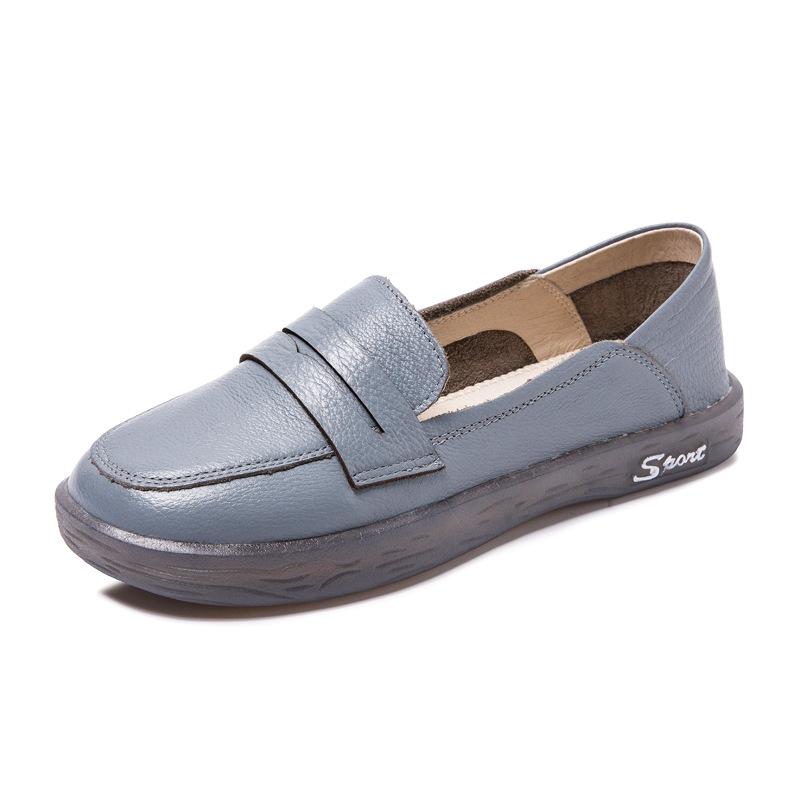 

Сандалии Мокасины Кожаные Повседневные Туфли 40 светло-серый