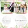3pcs/6pcsDIY White Paper Umbrella Wedding Photo Role Play Prop Pre-Christmas Party Beach 60 Cm 80 Cm