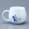 NARUMI Milano Duo Mug, 360cc, Blue, Plum Blossom Balloon Shape, Heartwarming Design, Microwave and Dishwasher Safe, Gift Boxed, 52442-2816