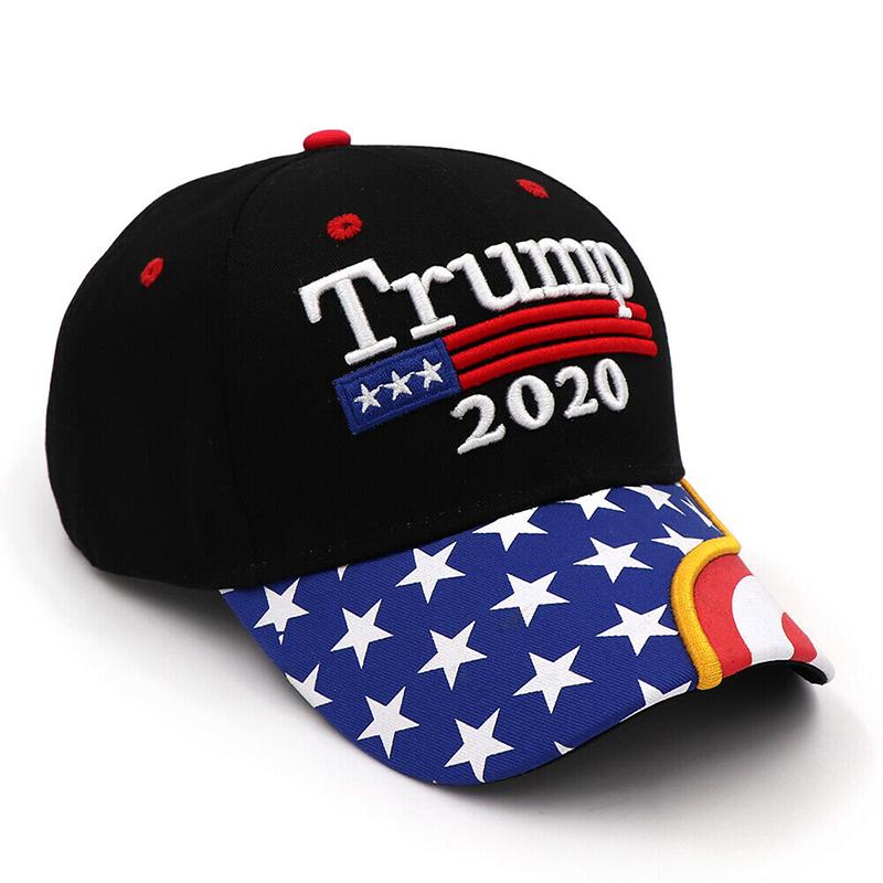 President Donald Trump 2020 USA Flag Baseball Cap Hat Make America Great