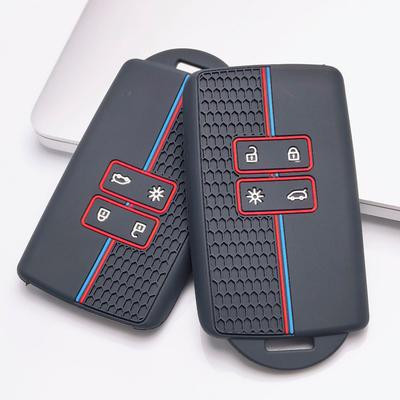 Key Fob Cover for Renault Koleos Kadjar Arkana Clio Megane Captur Zoe Scenic Anti-Scratch Guard Shockproof Protection Soft Grip Texture