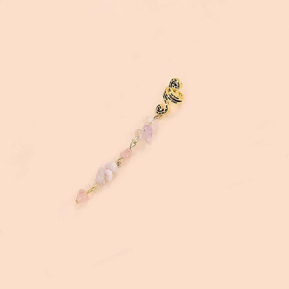 Styling Hair Accessories Dreadlock Hair Jewelry Hip-hop Long Tassel Colored Stone Pendant Sweet DIY Hair Charms