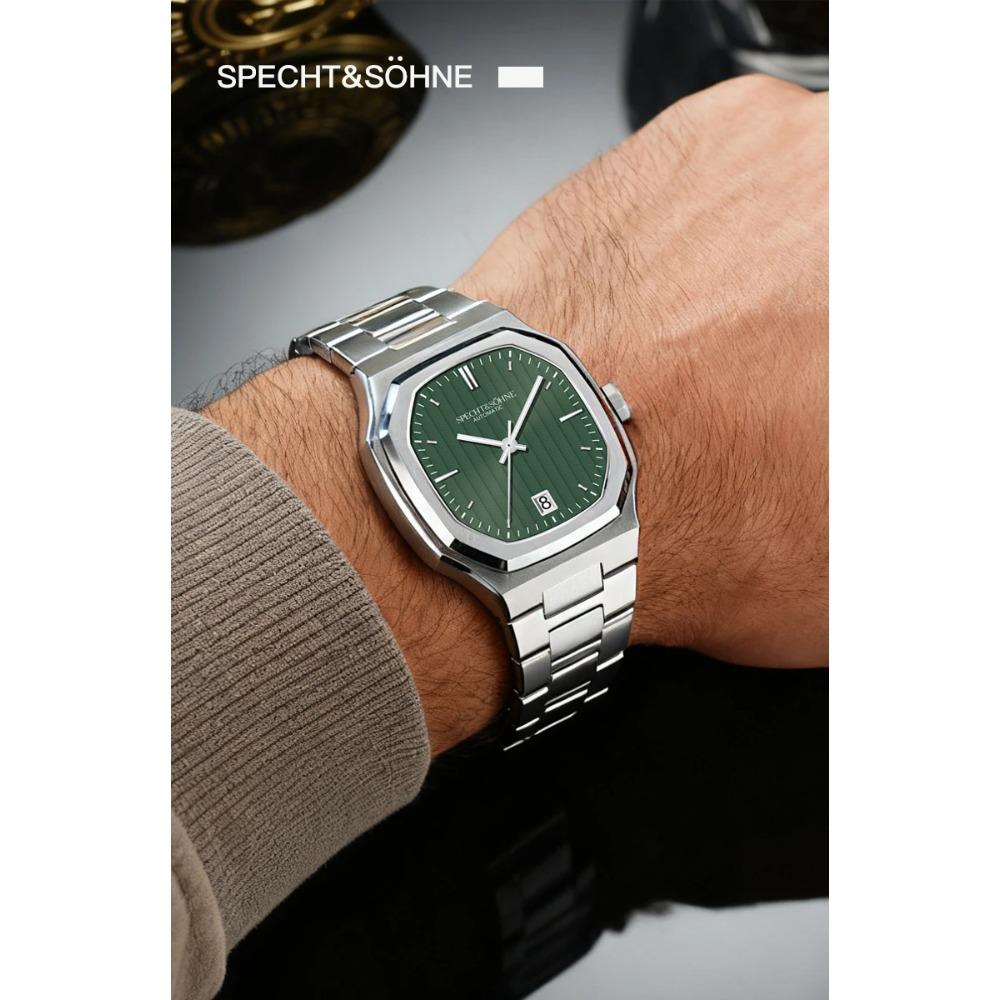 New Arrivals Specht&Sohne Watch 37MM Automatic Watches For Men Japan 8215 Movt Sapphire Crystal Stainless Steel 50M Waterproof