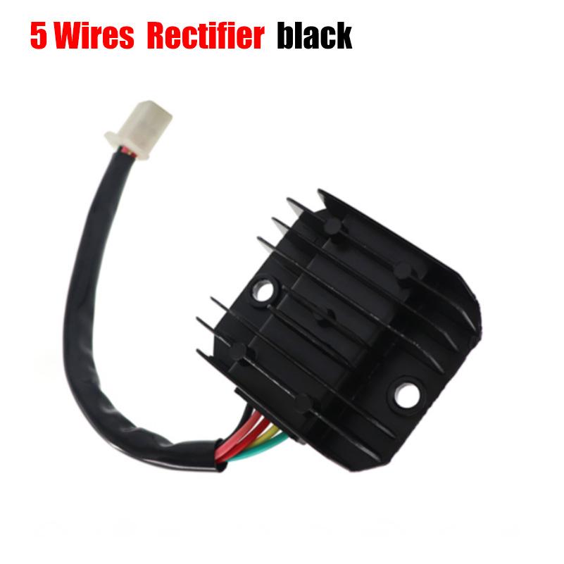 1/1 Pins Wired Motorcycle Rectifier Voltage Regulator 1/1 Pin FXD ZJ 11V GY6 Scooter ATV 11cc 111cc 111cc NEW