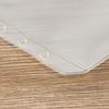 1/5PCS New Loose-leaf Plastic Zip Lock PVC Storage Matte Clear Pouch Bag