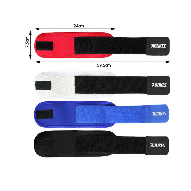 AOLIKES 2Pcs/Lot Wrist band Men For Gym Powerlifting Wrist Support Wraps Straps Protector Wristwraps Sports Fitness Wristband 1