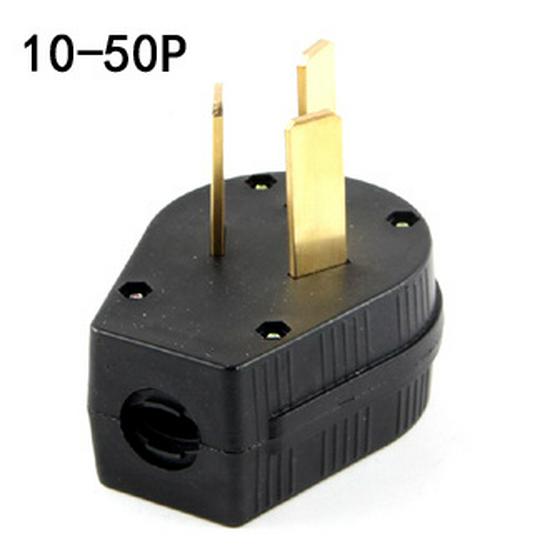 NEMA 10-50P High Power US Dryer & Industrial Plug