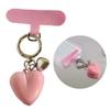 Delicate Love Heart Pendant Keychain Colorful Keyring Charm Accessory Bag Purse Backpack Ornament for Women Girls