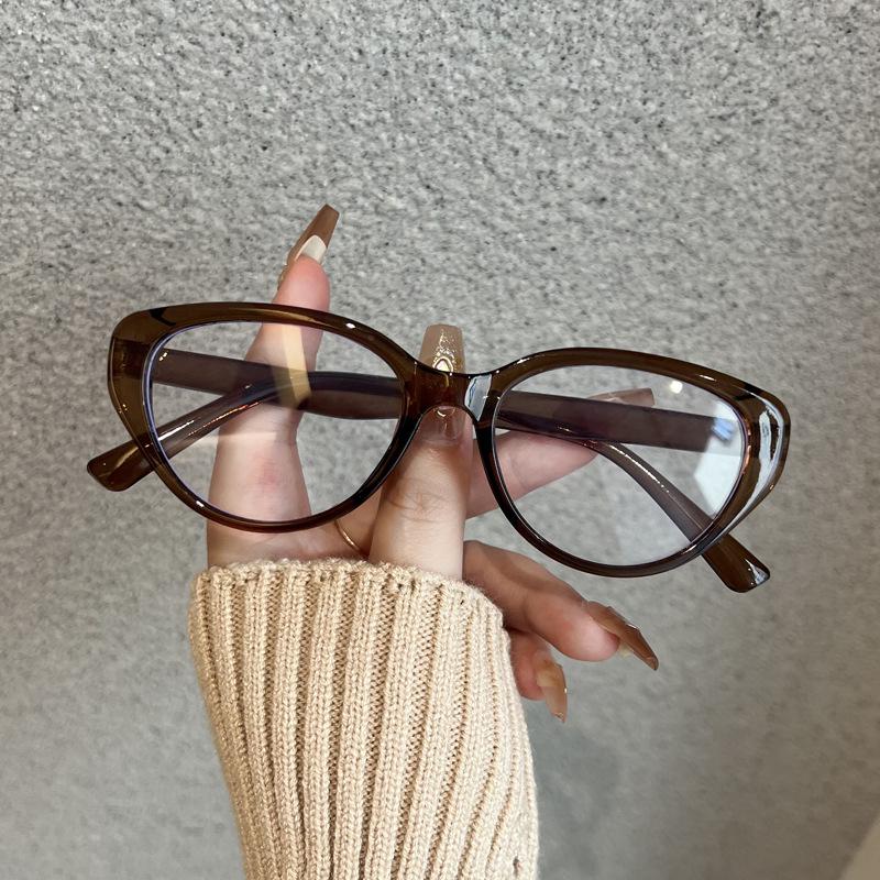 Retro Black  Tortoiseshell Cat Eye Blue Light Glasses for Small Faces