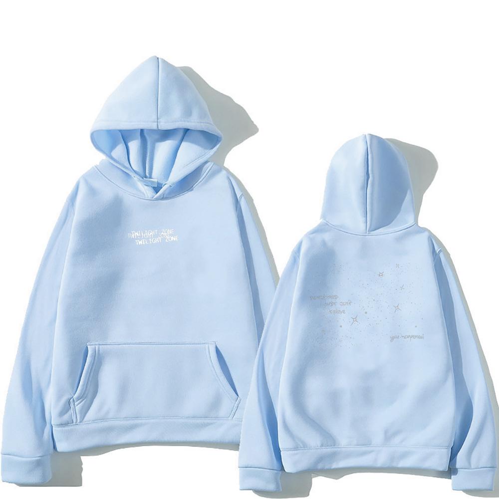 Ariana Grande Twilight Zone Constellation Hoodie Men Women Hip Hop Casual Clothes Unisex Fashion Oversized Sweatshirts Y2K Hoody