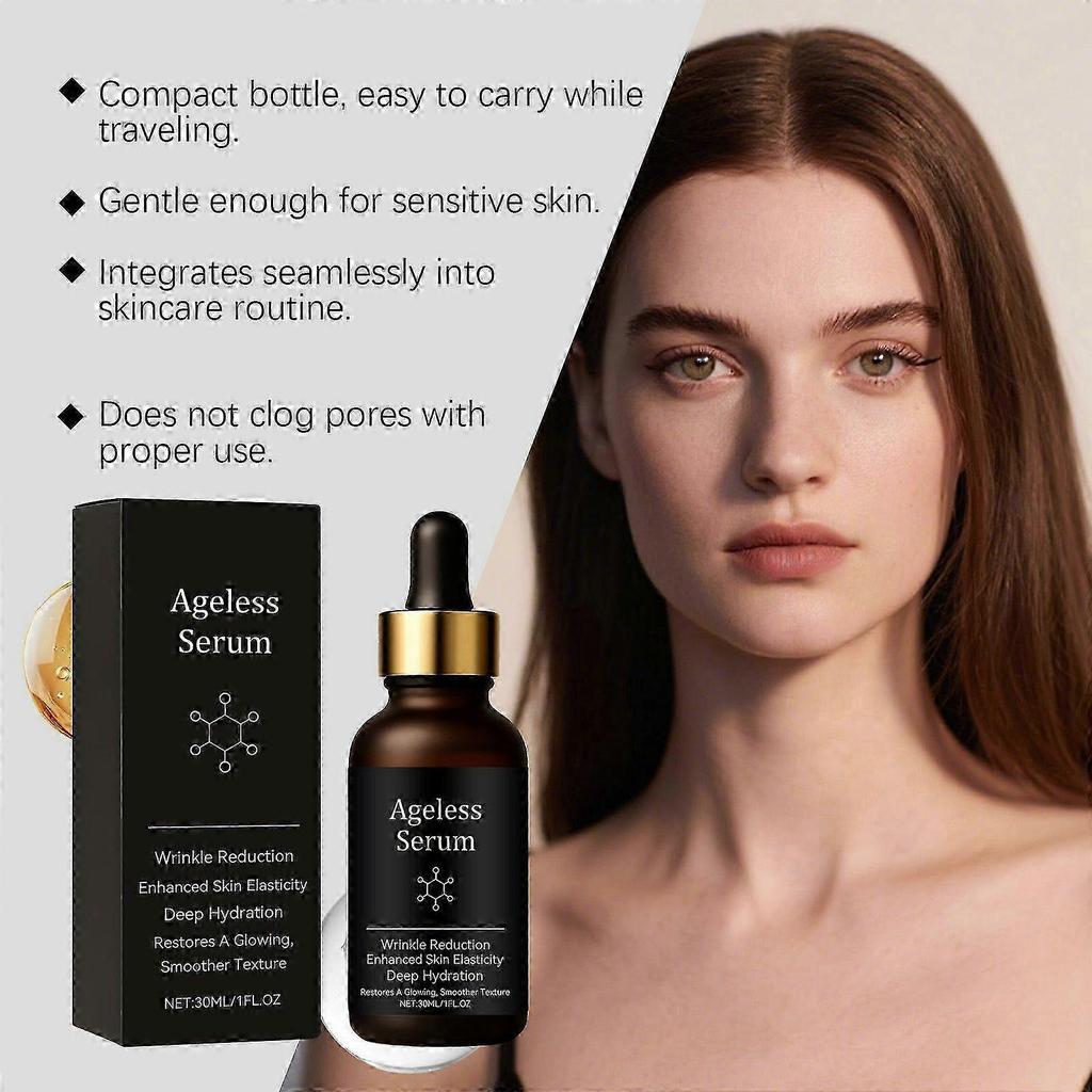 Ageless Serum Anti-Wrinkle Essence for Firming Fine Lines & Wrinkles Reduction, Deep Hydration & Tone Correction