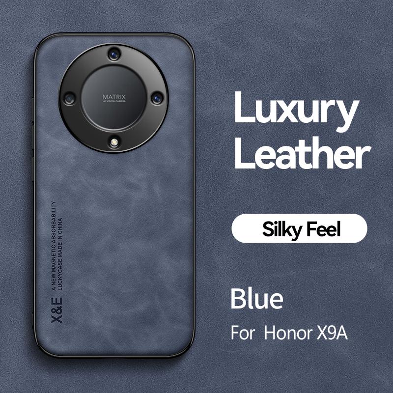 For Honor X9a Case X 9 A 5G Shockproof Bumper Soft Phone Case For Honor X9a X9A RMO-NX1 2023 Luxury Leather Magnetic Back Cover