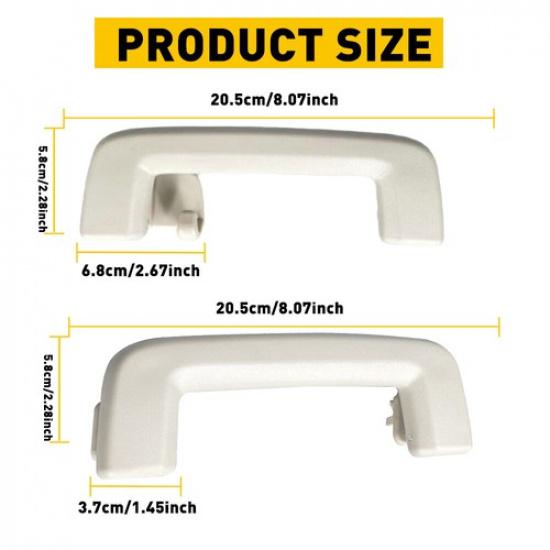 

2X Front Rear Handle Side Roof Grab Pull Handle Fits Ford Escape For 2013-