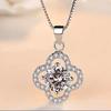 Chiba Four-Leaf Clover Pendant - Women's Japanese & Korean Short Diamond Clavicle Chain