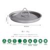 Boundless Voyage Titanium Titanium Suitable for Cooking over an Open Foldable Single Perfect for Solo Outdoor and Includes Storage Bag Mug,