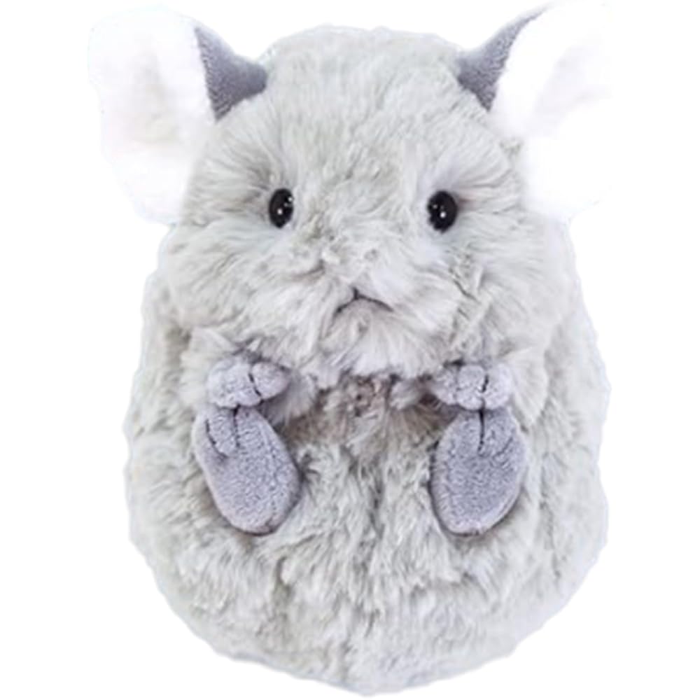 Sun Lemon Koromoffuru Chinchilla Plush Toy Gray 14x16x21cm Animal Stuffed Animal