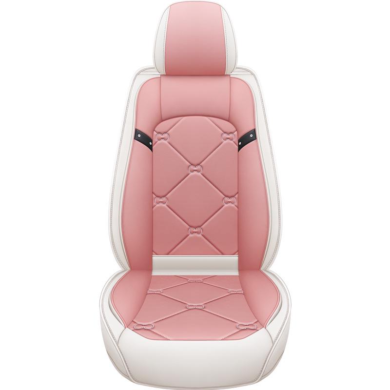 New All-Season Full Leather Cartoon Car Seat Cushion Cover