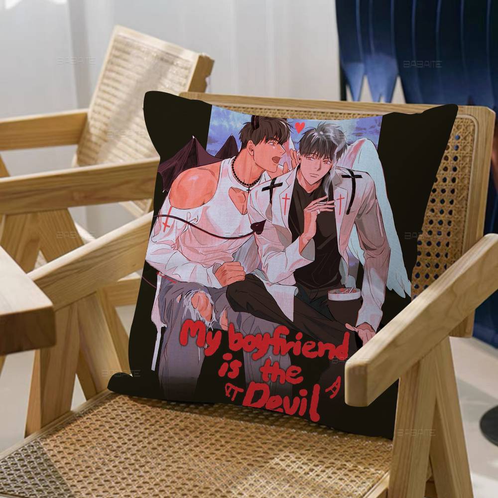 Anime Vampires MIGNON BL Office Cushion Pillowcase Car Cushion Cover45X45CM Lumbar Pillowcase Sofa Pillowcover