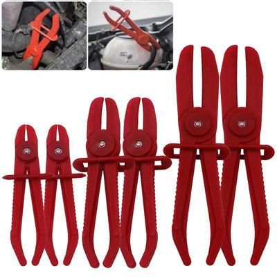 1/3Pcs Brake Fuel Water Line Clamp Plier Hands Free Tool Nylon Hose Clamp Tool Set Car Repair Tools Hose Pliers