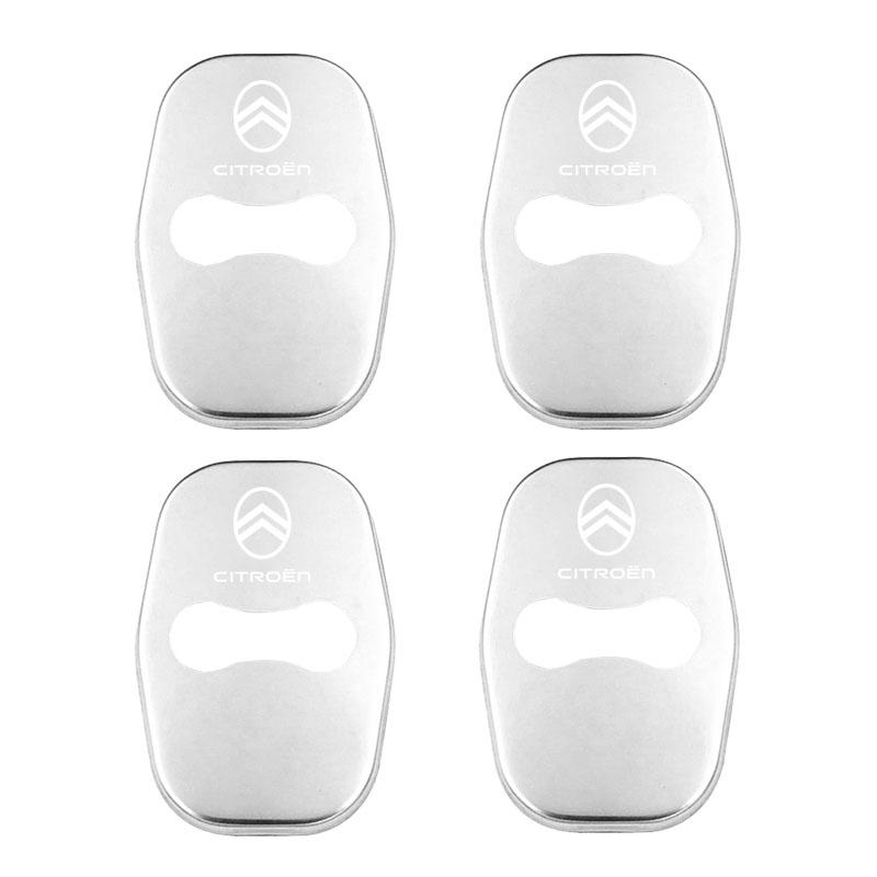 4 Bucăți Capac Blocare Ușă Mașină Accesorii Protecție din Oțel Inoxidabil Pentru Citroen C1 C2 C3 Vts C4 Saxo C4L C5 C6 C8 Xsara Picasso