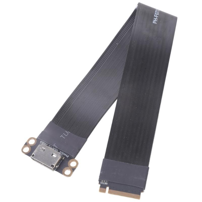 M.2 NVMe to Oculink SFF-8611 SFF-8612 Host Cable 20cm for Fast Speed Data Transfer and Storage Expansion