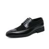 Golden Sapling Wedding Shoes Men Retro Dress Oxfords Leather Men's Casual Business Shoe Formal Flats Leisure Party Derby Flat