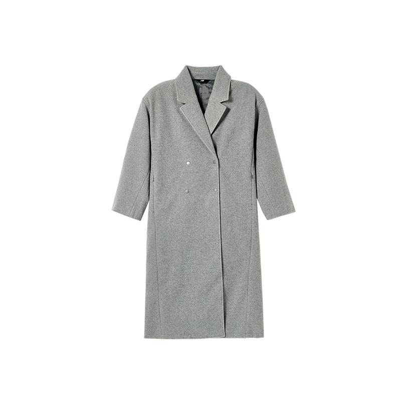 New Balance Coats Women s AWJ25005 GR Lapel Moderate AWJ25005 L