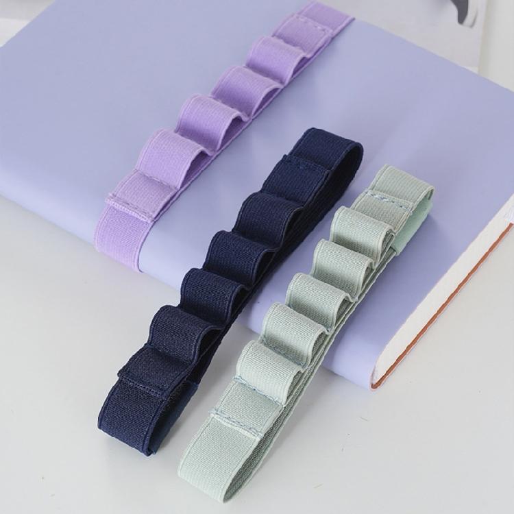 4 Pezzi Fascia Elastica Regolabile Fermapenne Organizzatore Penna per Taccuino Segnalibri Elastici con Clip Integrata per Diario