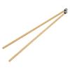 1 Pair Music Student Drum Sticks Wood and Stainless Steel Drum Mallets for Music Enthusiasts and Studio Recording Use