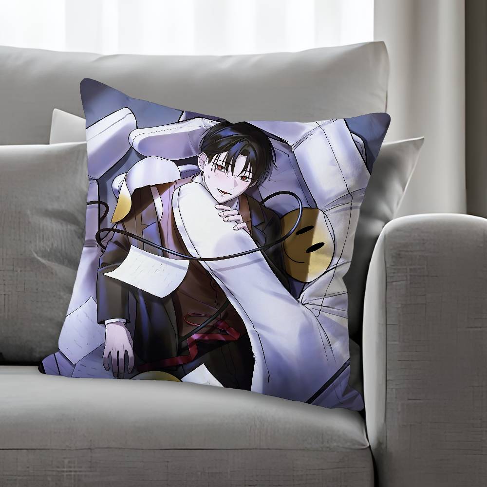 K-Kim S-Soleum GSGW Cartoon Pillow Cover, 4K HD Printed Cushion Cover case with Various Exquisite Patterns