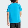 Adidas Originals Striped Color Block Crew Neck Short Sleeve T-Shirt Men Tops Blue IS2830
