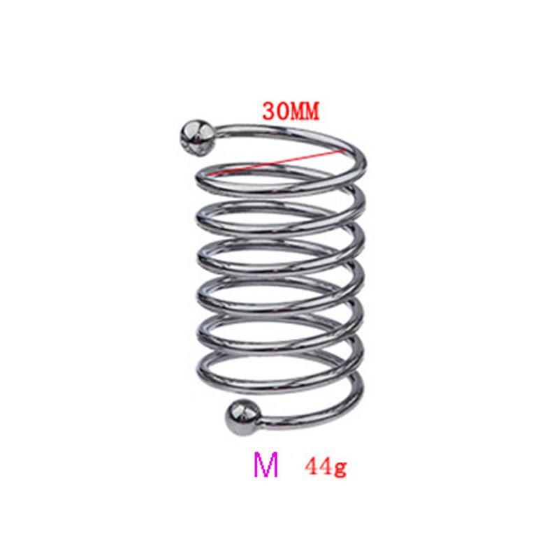 Male Penis Ring Delay Ejaculation Stainless Steel Penis Dildo Ring Cock Rings Woman Vaginal Dilator Speculum Glans Stimulator