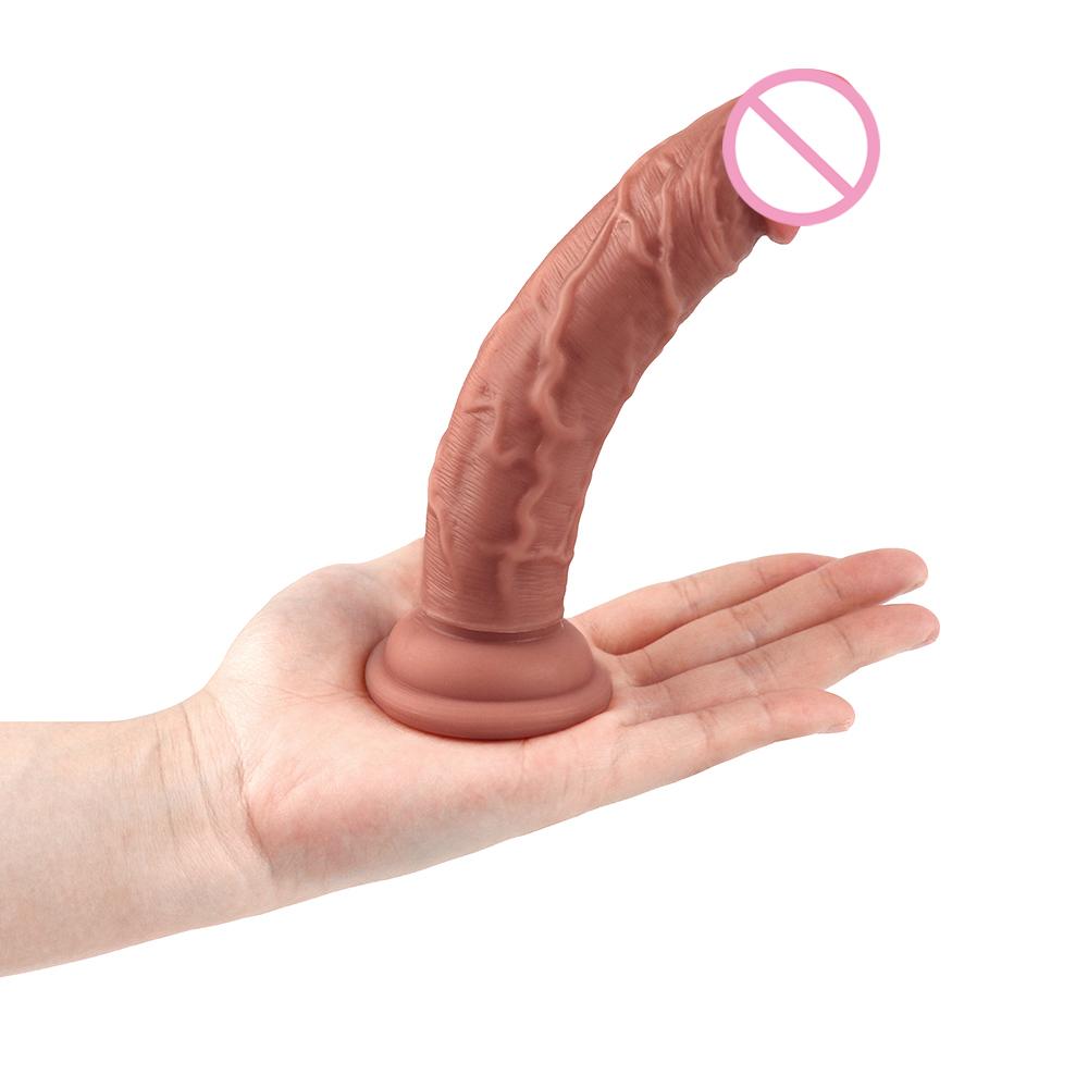 Realistic Small Dildo Dick 6 Inch Small Beginner Anal Dildos Sex Cock Silicone Soft Penis Adult Supplies Sex Toy For Women 18
