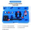 Professional Alloy Brake Tube Flaring Kit With Mushroom And Double Flaring Heads 7Pieces Auto Motorcycle Mechanic Tool