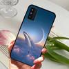 Silikonowe Etui Na Samsung F52 5G Urocze Zwierzątko TPU Czarna Pokrowiec Na Telefon Na Samsung Galaxy A52 4G 5G M52 Geometryczne Fundas Zderzak