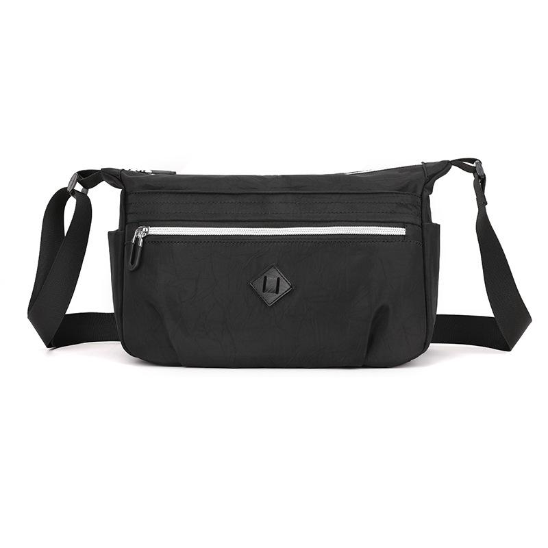 

Новая женская сумка через плечо, простая сумка-мессенджер большой вместимости, нейлоновая сумка с защитой от брызг чёрный