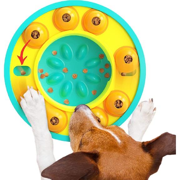 

Pet Cat Dog Training art Interactive Button Snack Zabawki Dla Psa Jouets Pour Chien Puzzle Jeu Intelligence