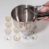 Stainless Steel Liquid Funnel Dispenser with Handle Batter Liquid Dispenser  Kitchen Supply