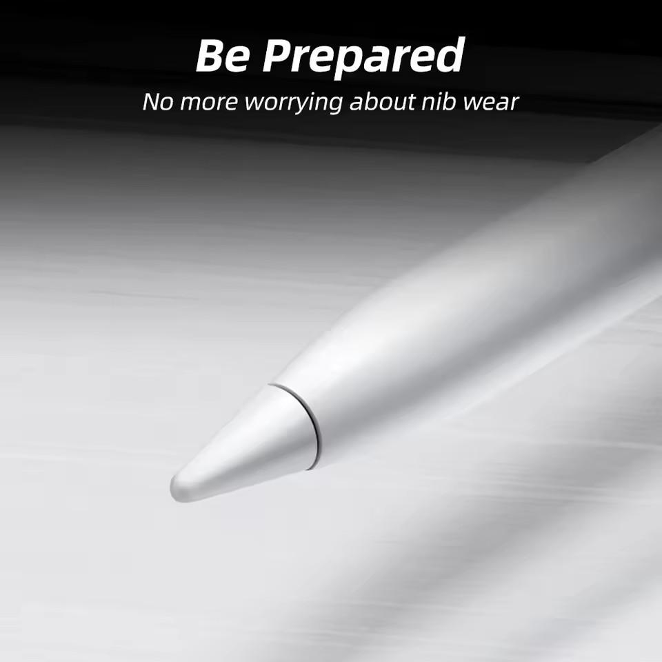 For Apple Pencil Nib Double-Layered for Apple Pencil 1St 2Nd Generation Tip for Ipencil Tips for iPad Stylus Pen Replacement Ni