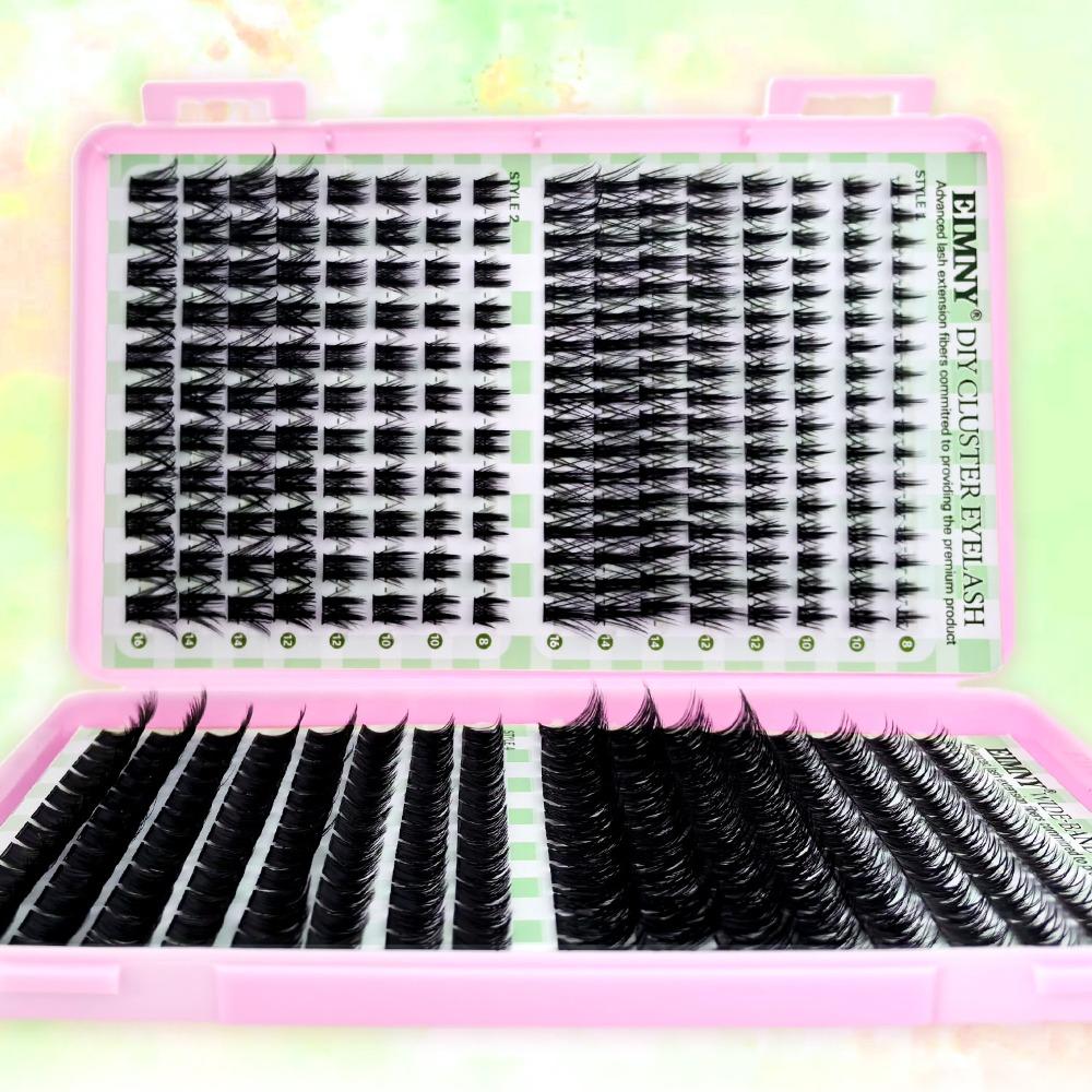 Natural Look 3D Faux Mink Lash 8-16mm Length Fake Eyelash Eye Makeup Tools  Makeup Enhancement Style 1