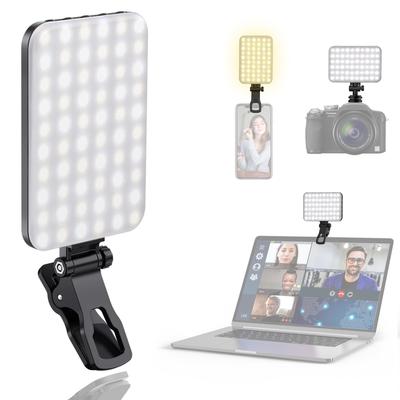 Luz de selfie portátil para fotografia e transmissão ao vivo