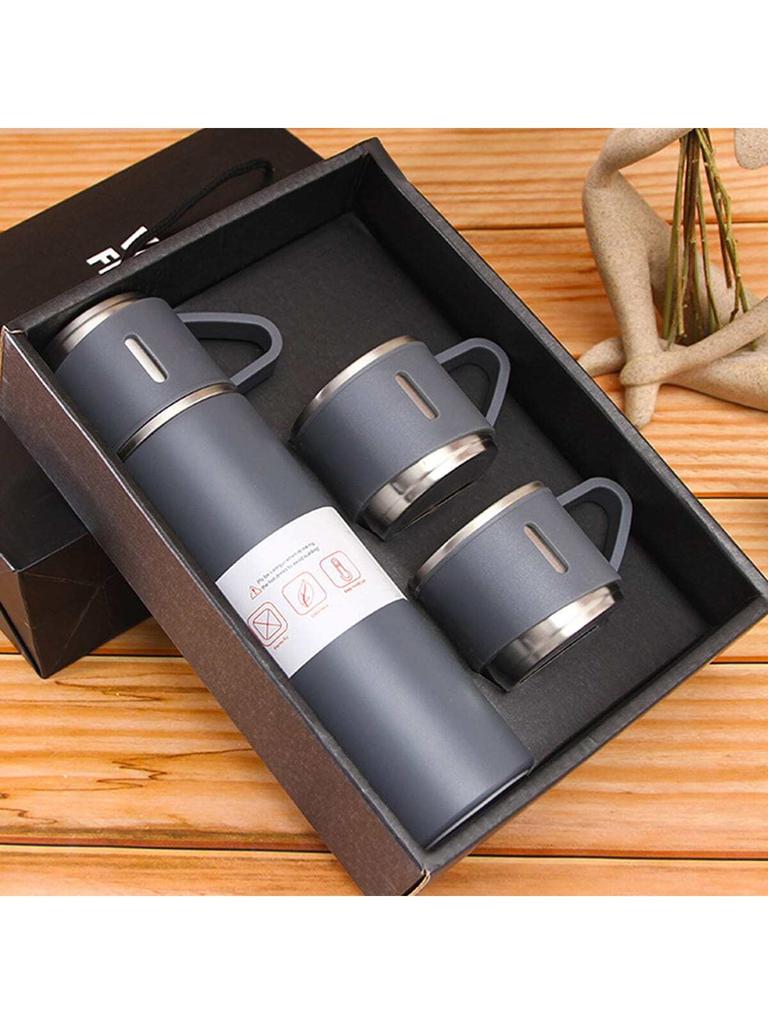 1set-304 Stainless Steel 500ml Insulated Cup, Winter Portable Coffee Cup, Office Warming Gift, Travel Insulation Set