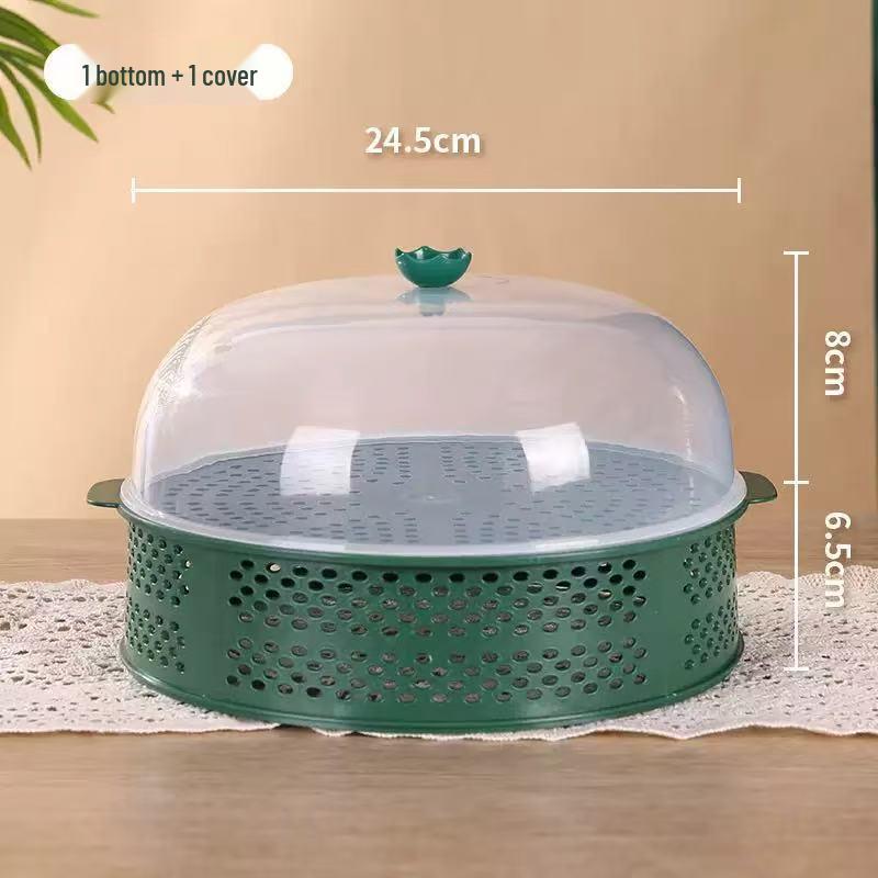

Hollow Mesh Food Cover: Multi-Layer Mosquito & Dust Protection for Dining Tables, Leftovers, and Veggie Rinse
