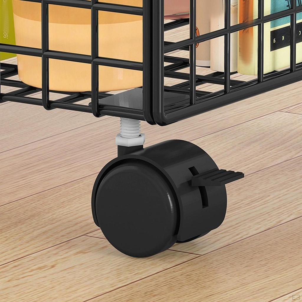 Desk Storage Organizer Cart with Wheels for Office And Home