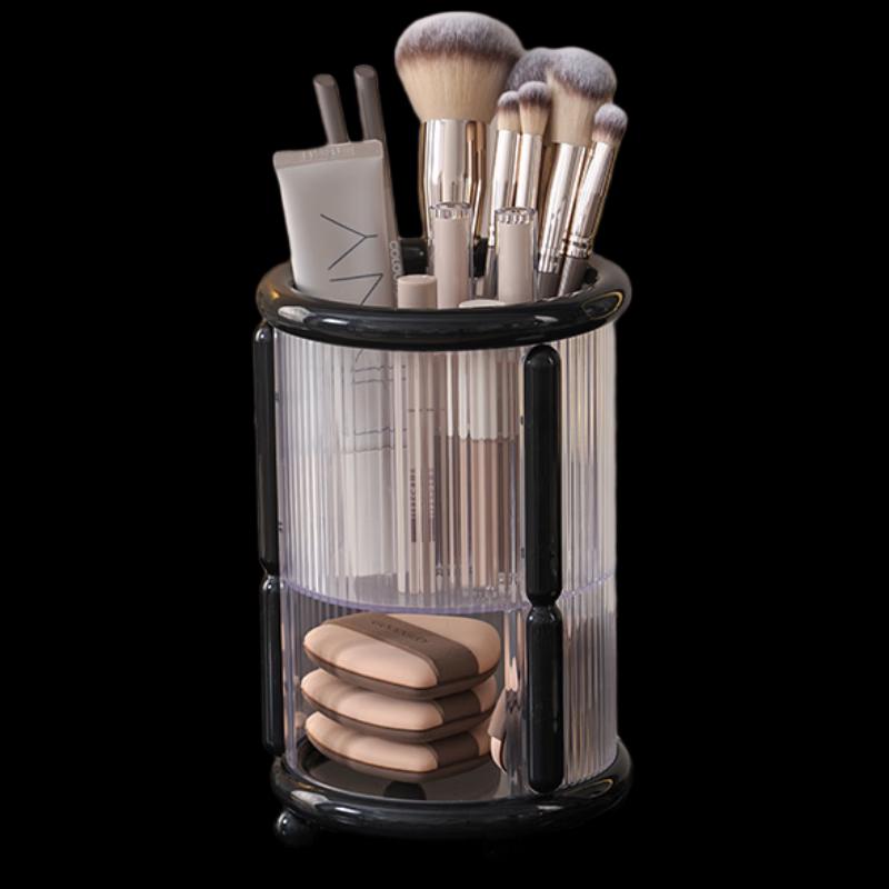 

Transparent Makeup Brush & Pencil Organizer Set